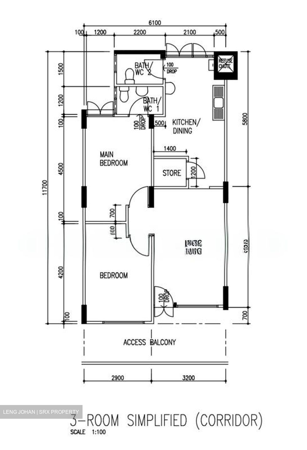 Blk 283 Gombak Place (Bukit Batok), HDB 3 Rooms #557944401